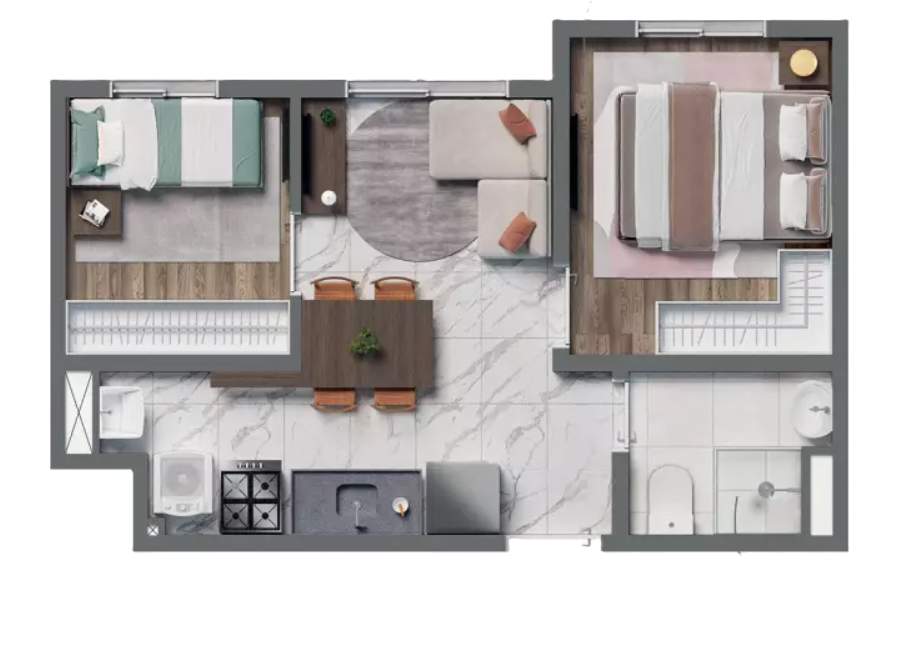 Apartamento à venda com 2 quartos, 36m² - Foto 14