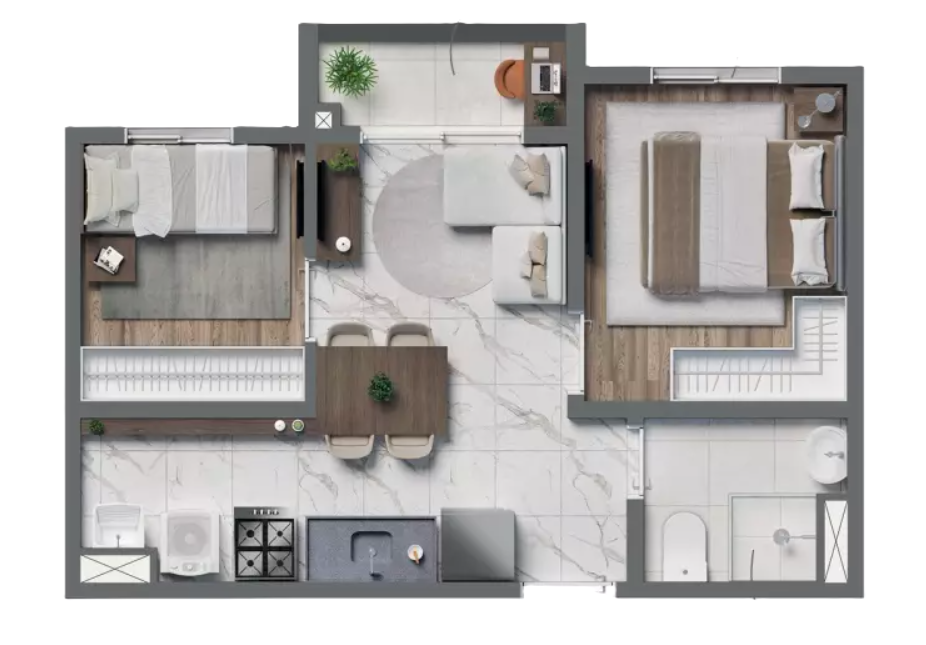 Apartamento à venda com 2 quartos, 36m² - Foto 17
