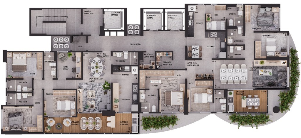 Apartamento, 3 quartos, 95 m² - Foto 26