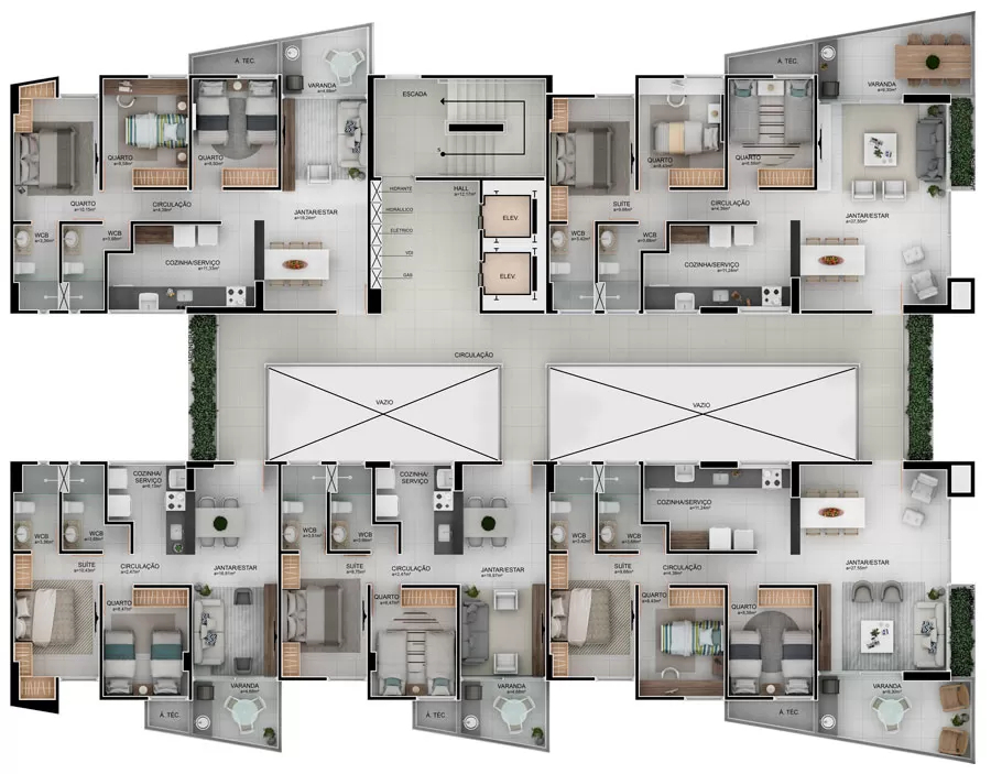 Apartamento à venda com 2 quartos, 66m² - Foto 22
