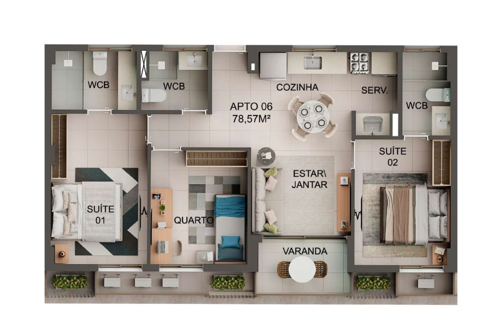 Apartamento, 3 quartos, 114 m² - Foto 28