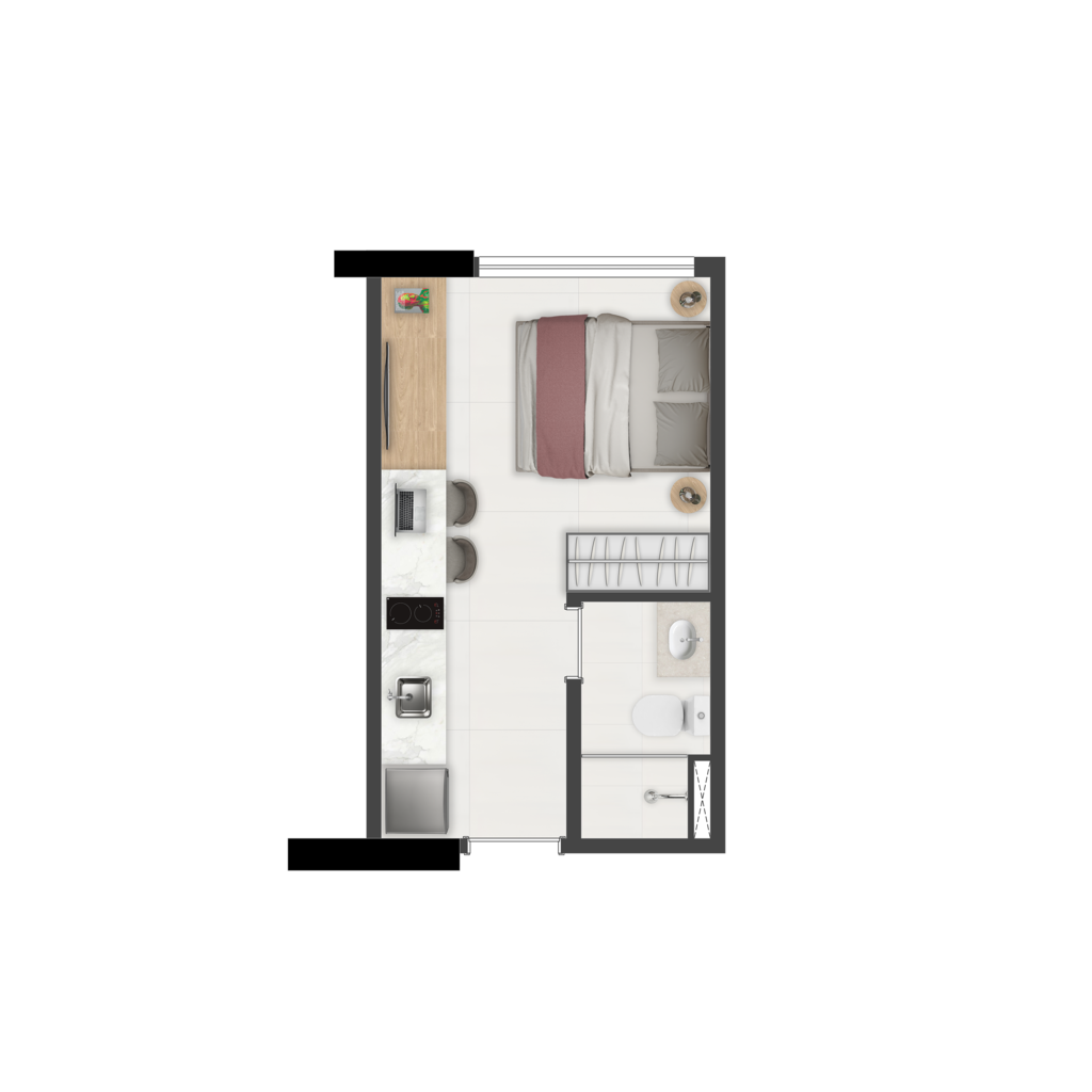 Apartamento, 1 quarto, 24 m² - Foto 39