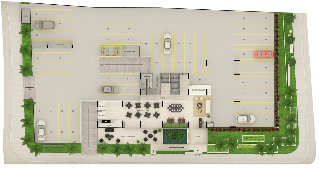 Apartamento à venda com 3 quartos, 87m² - Foto 40