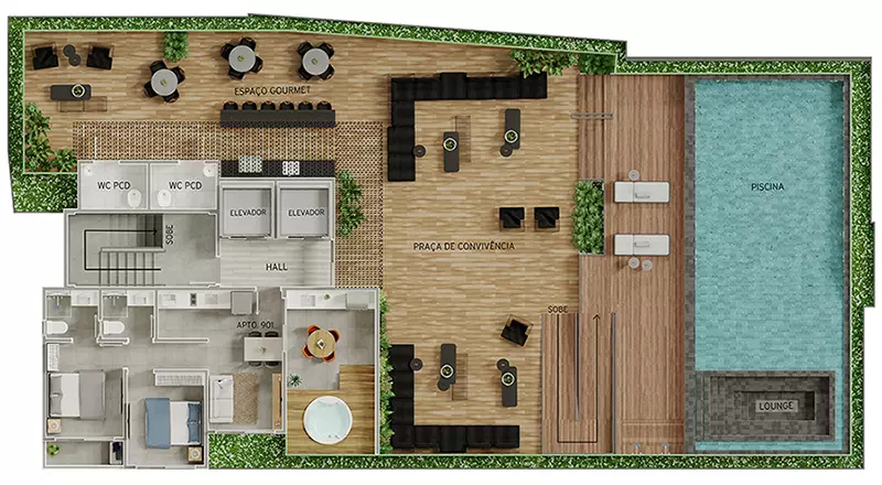 Apartamento à venda com 1 quarto, 20m² - Foto 17