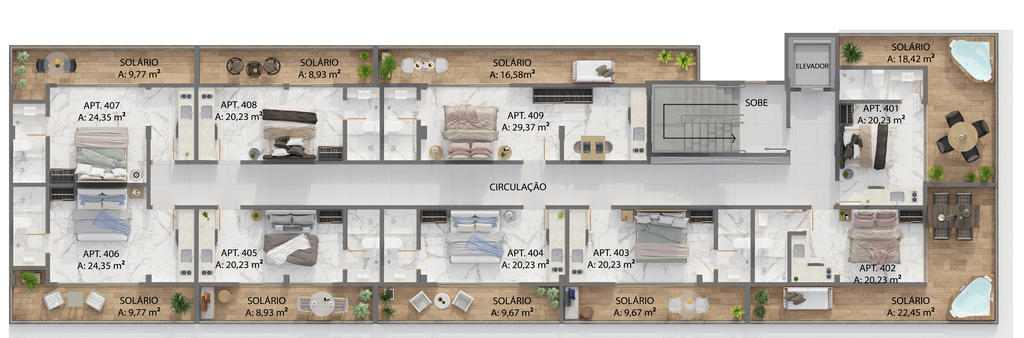 Cobertura à venda com 1 quarto, 34m² - Foto 16