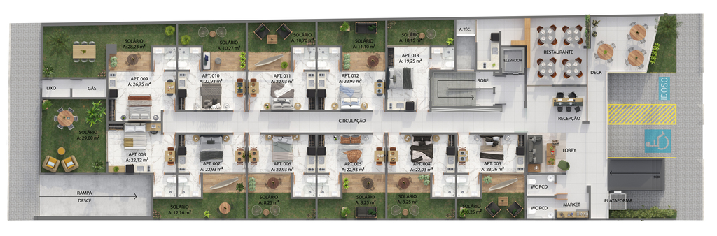 Cobertura à venda com 1 quarto, 34m² - Foto 18