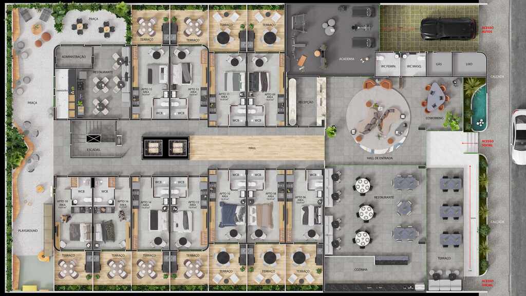 Apartamento à venda com 1 quarto, 19m² - Foto 20