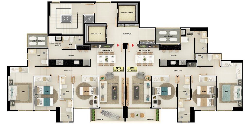 Apartamento à venda com 3 quartos, 93m² - Foto 15