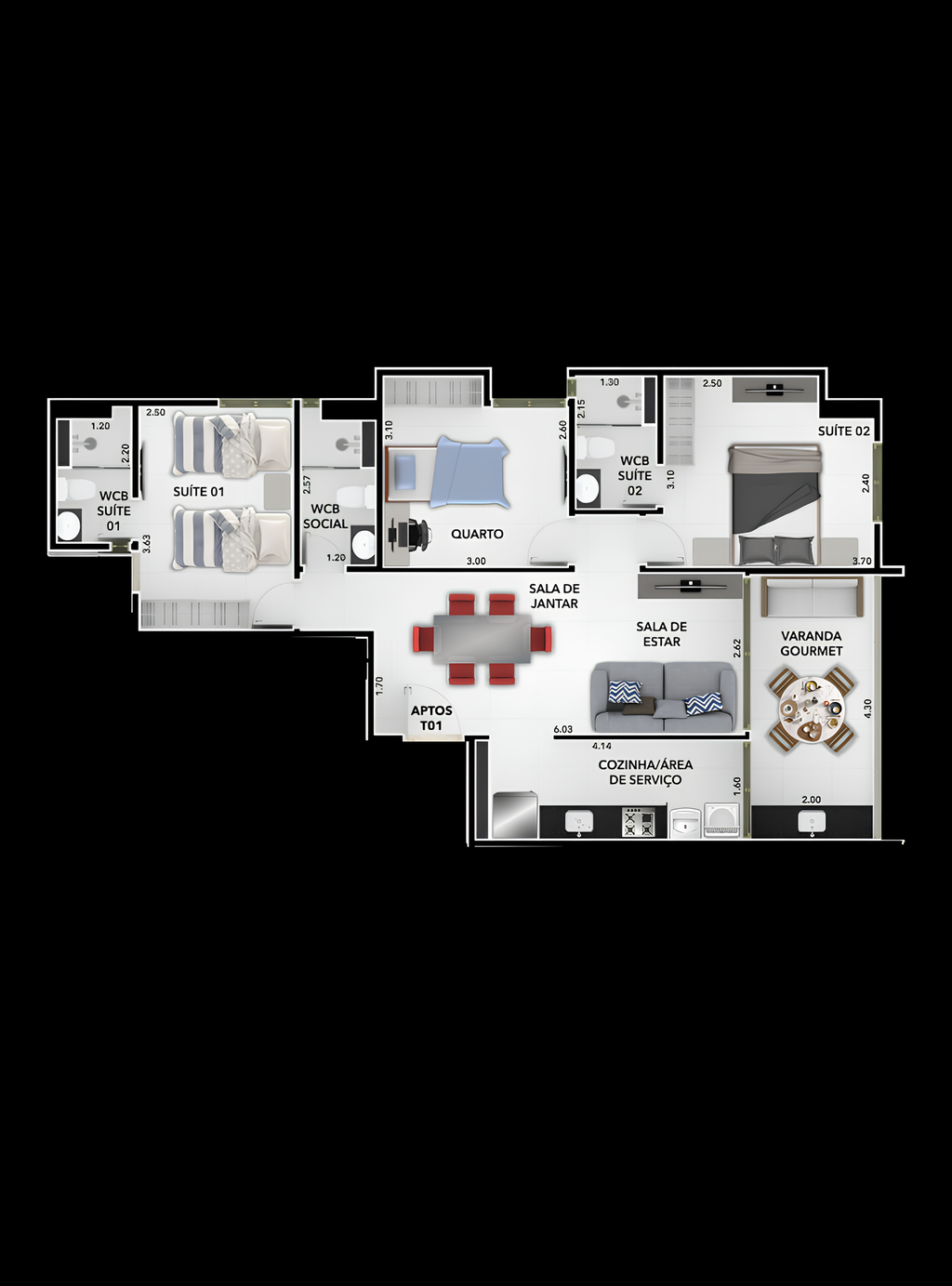 Apartamento, 2 quartos, 58 m² - Foto 20