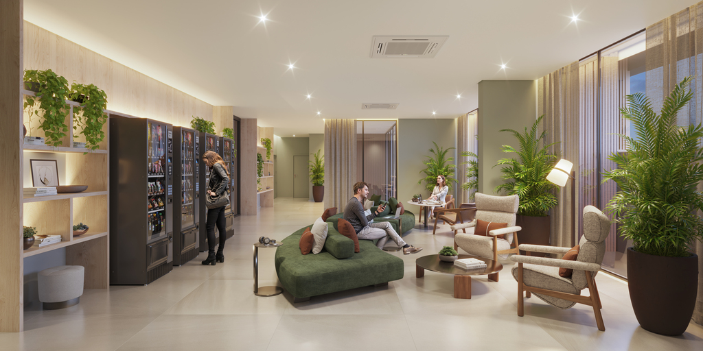 Studio à venda em São Paulo, Vila Clementino, com 1 quarto, 25,95m² - Renaldo Moura