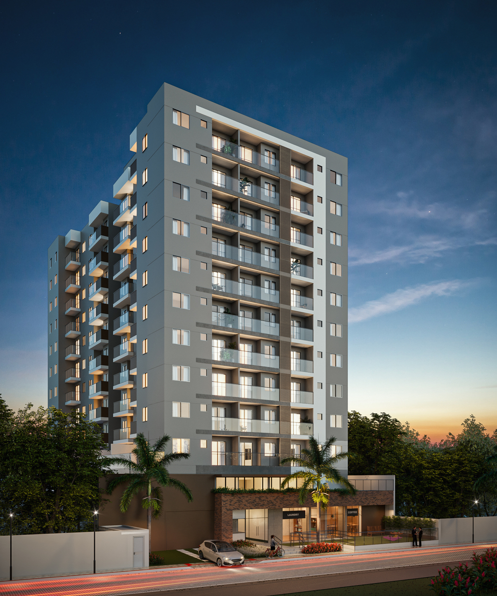 Apartamento Garden à venda em Vila Velha, Coqueiral de Itaparica, com 2 quartos, 60,31m² - Macarineli Imóveis