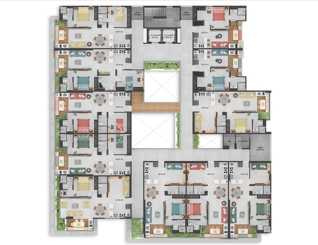 Apartamento à venda com 1 quarto, 60m² - Foto 18