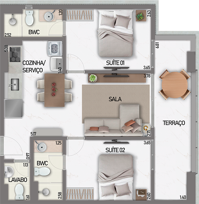 Cobertura à venda com 2 quartos, 131m² - Foto 21