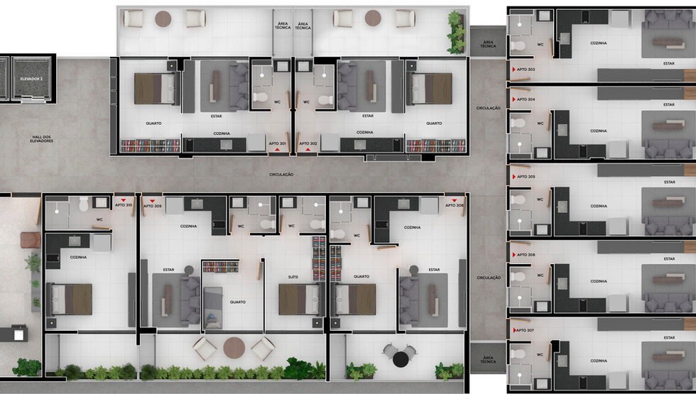 Loja-Salão, 55 m² - Foto 12