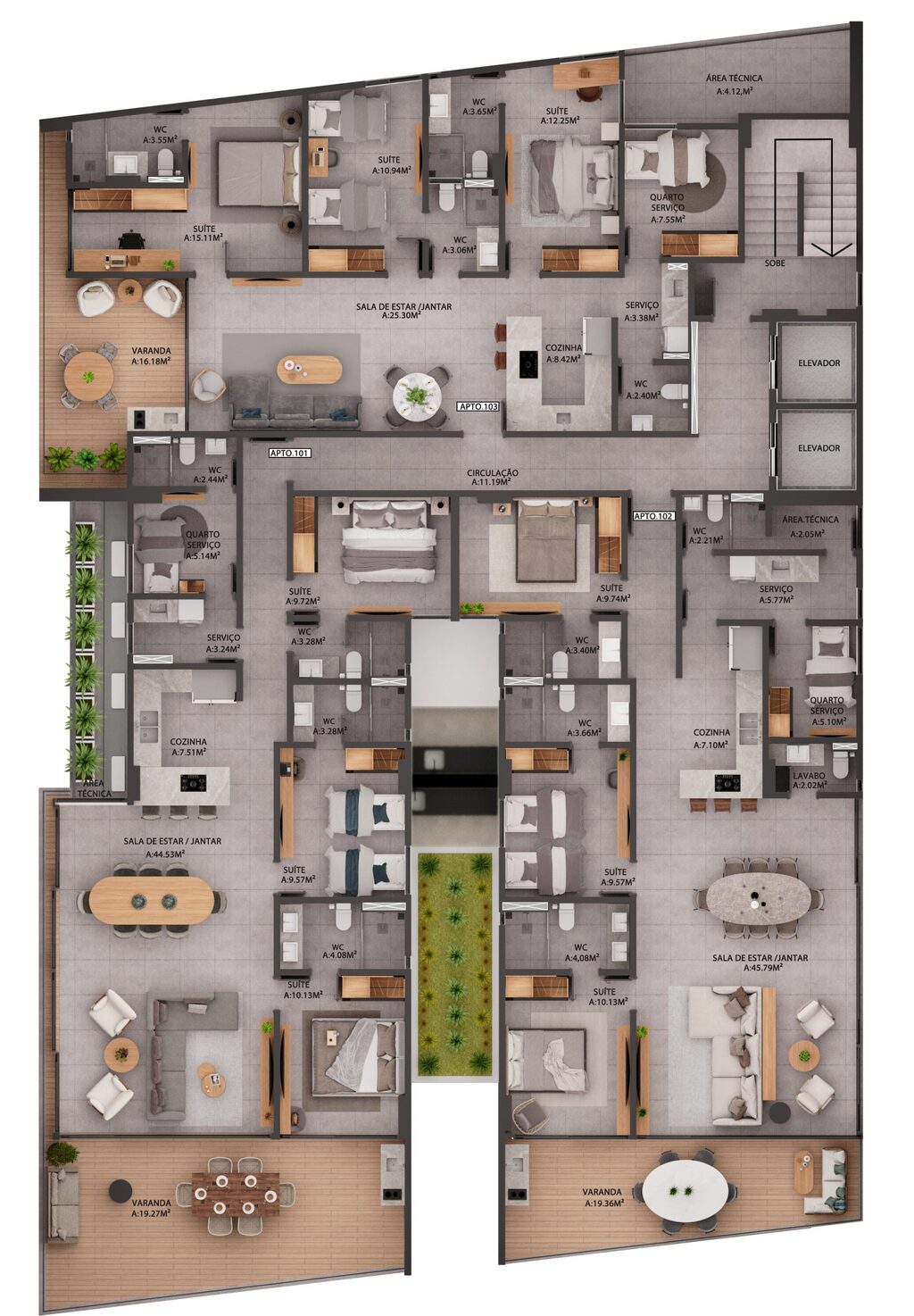 Apartamento à venda com 3 quartos, 96m² - Foto 14