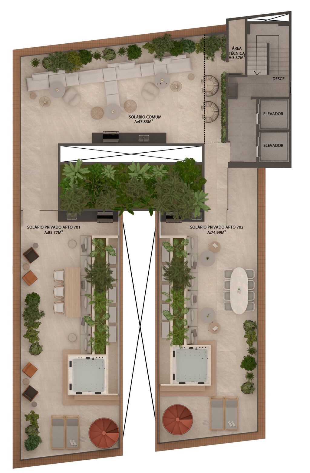 Apartamento à venda com 3 quartos, 96m² - Foto 19