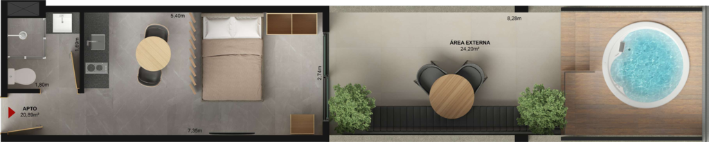 Apartamento à venda com 1 quarto, 19m² - Foto 35