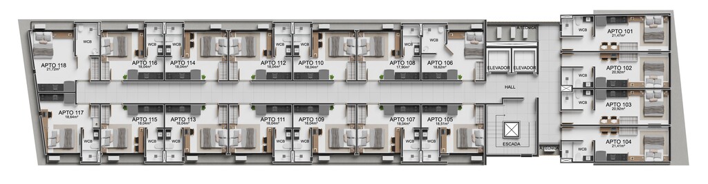 Loja-Salão, 21 m² - Foto 16
