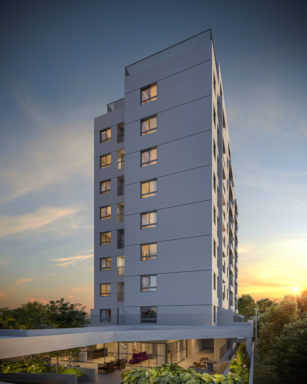 Apartamento Garden à venda em São Paulo, Vila Clementino, com 1 quarto, 47,84m² - Meu Apartamento