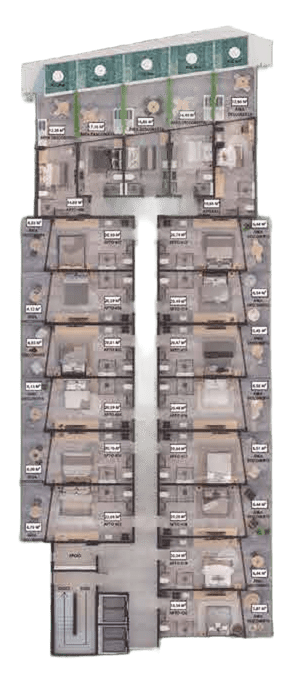 Apartamento à venda com 1 quarto, 51m² - Foto 19
