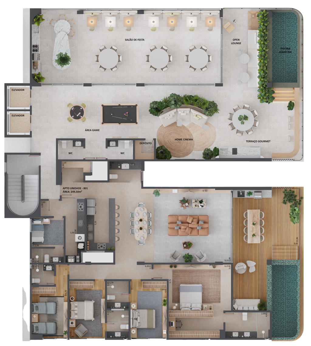 Apartamento à venda com 4 quartos, 244m² - Foto 26