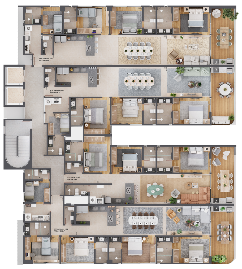Apartamento à venda com 4 quartos, 244m² - Foto 29