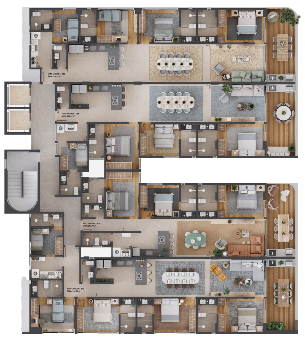 Apartamento à venda com 4 quartos, 244m² - Foto 31