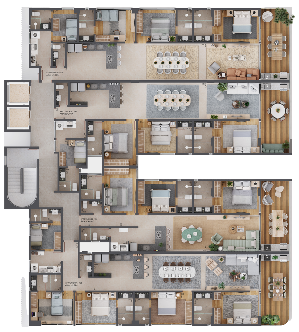 Apartamento à venda com 4 quartos, 244m² - Foto 33