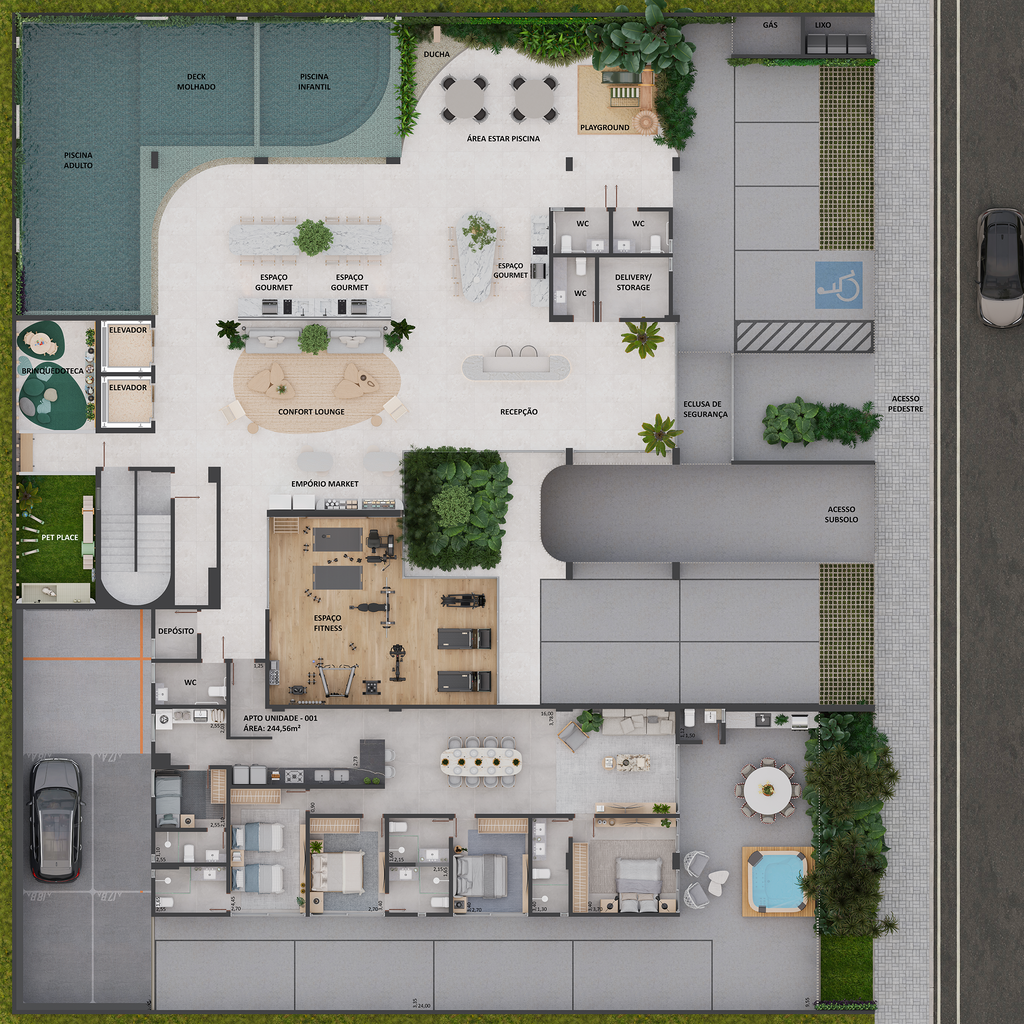 Apartamento à venda com 4 quartos, 244m² - Foto 35