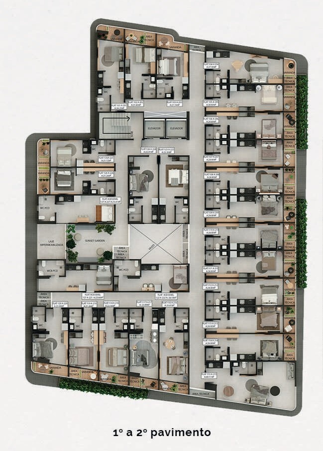 Apartamento à venda com 1 quarto, 22m² - Foto 20