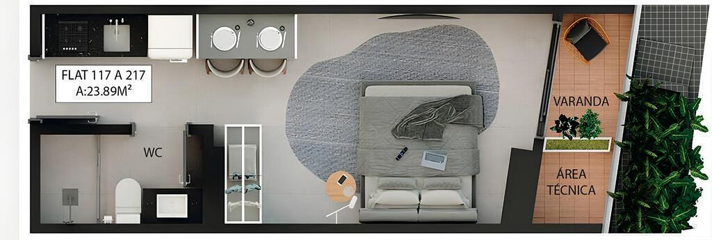 Apartamento à venda com 1 quarto, 22m² - Foto 23