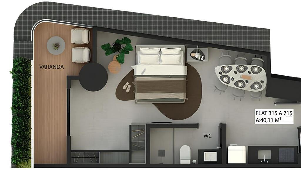 Apartamento à venda com 1 quarto, 22m² - Foto 24