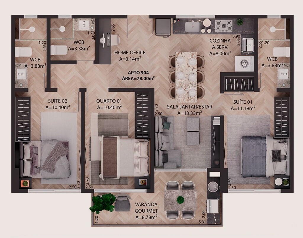 Cobertura à venda com 3 quartos, 294m² - Foto 32