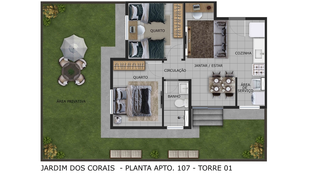 Apartamento à venda com 2 quartos, 42m² - Foto 15