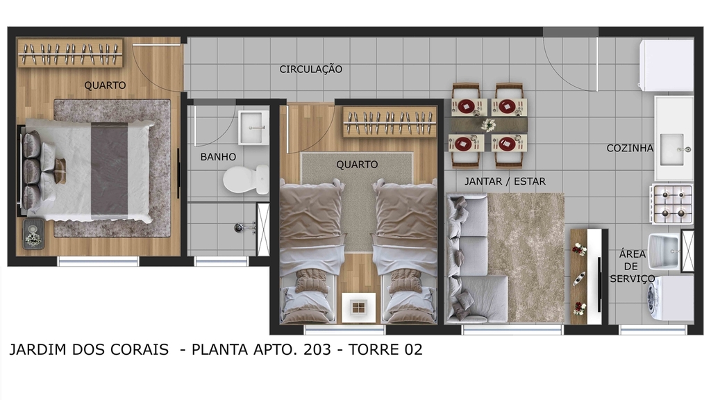 Apartamento à venda com 2 quartos, 42m² - Foto 18