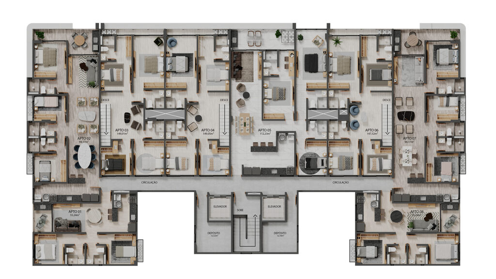 Apartamento à venda com 3 quartos, 106m² - Foto 25