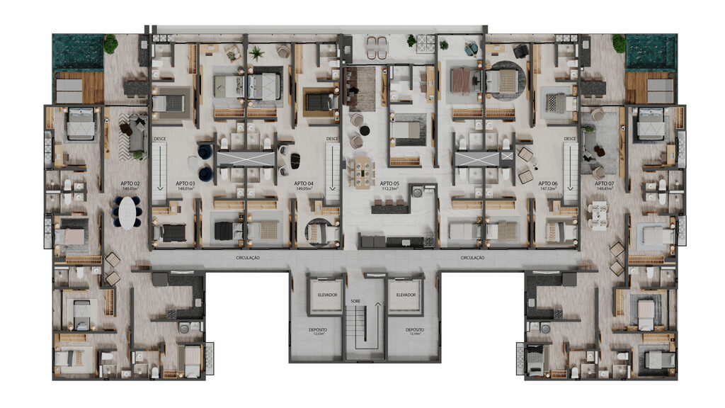 Apartamento à venda com 3 quartos, 106m² - Foto 26