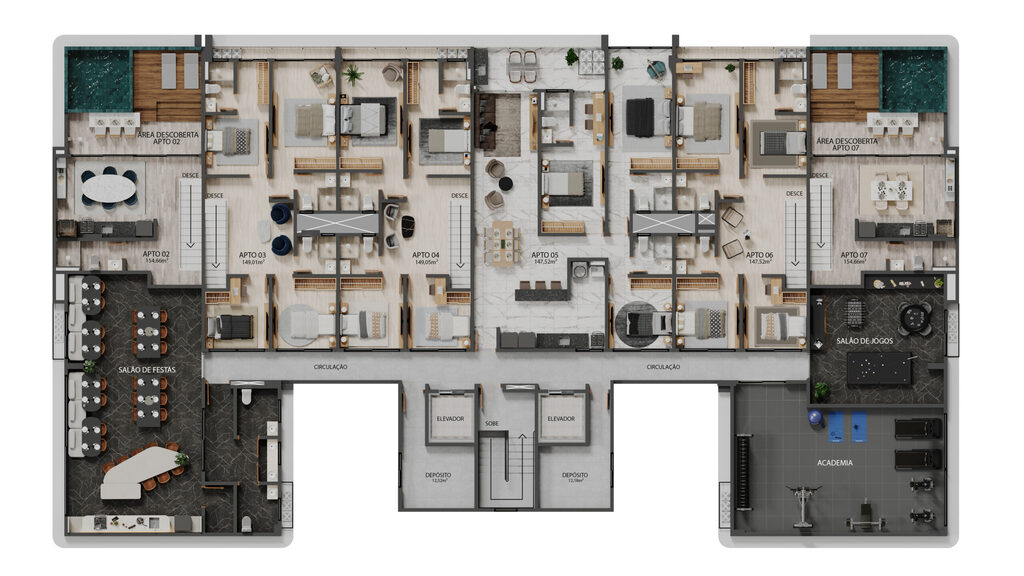 Apartamento à venda com 3 quartos, 106m² - Foto 28