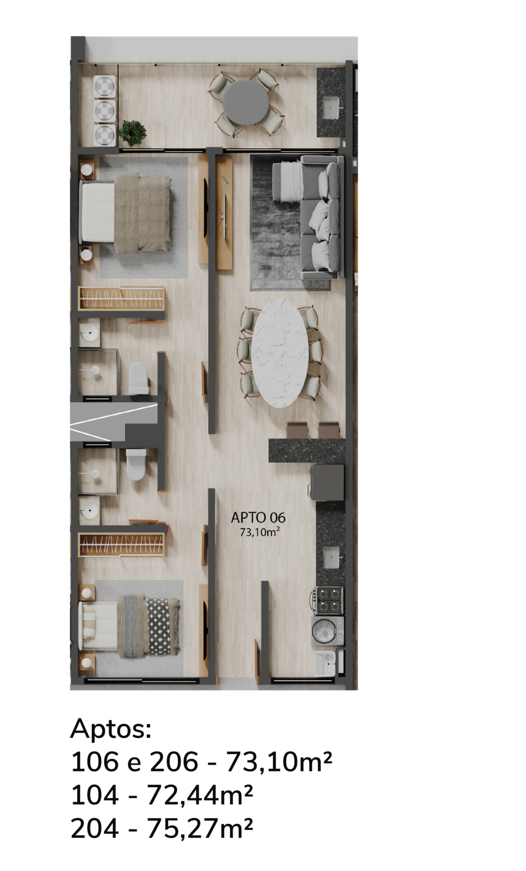 Apartamento à venda com 3 quartos, 106m² - Foto 34