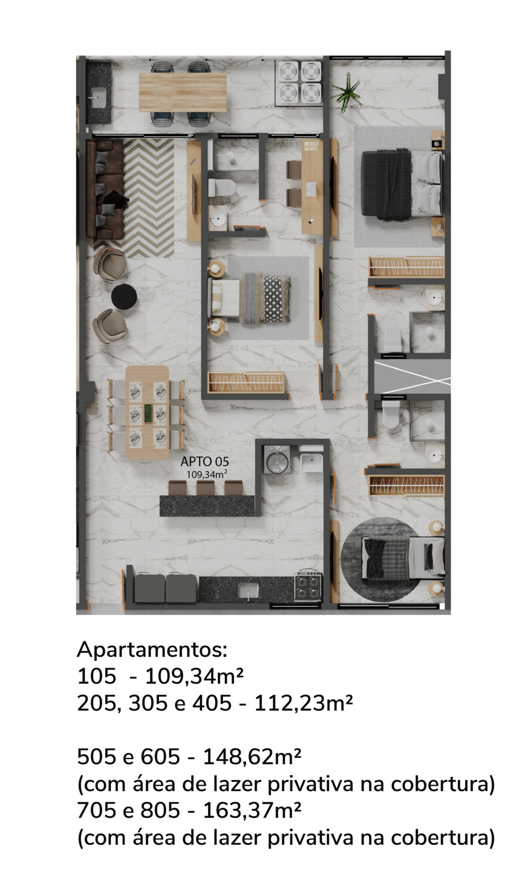 Apartamento à venda com 3 quartos, 106m² - Foto 37