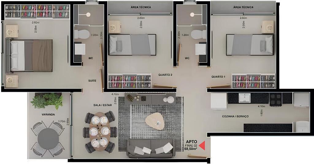 Cobertura à venda com 2 quartos, 56m² - Foto 23