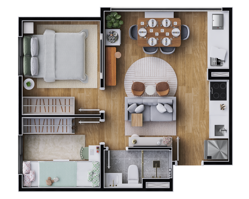 Apartamento, 1 quarto, 24 m² - Foto 3