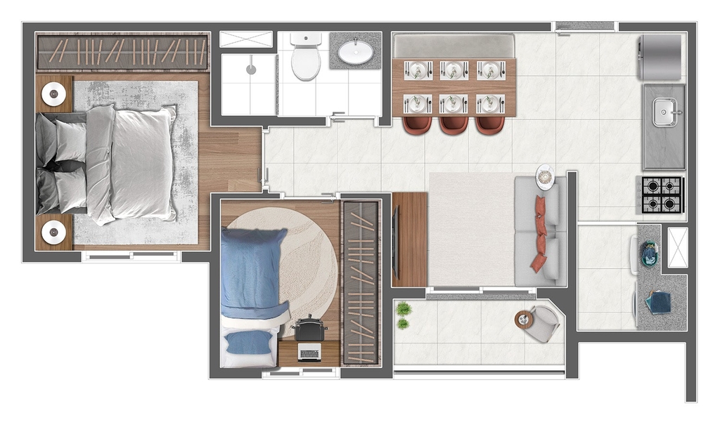 Apartamento, 2 quartos, 39 m² - Foto 18