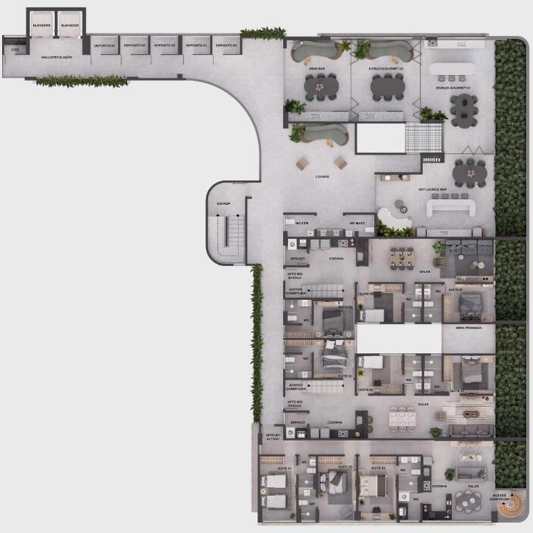 Apartamento, 3 quartos, 232 m² - Foto 33