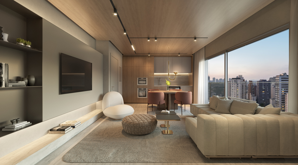 Apartamento Garden à venda em São Paulo, Higienópolis, com 1 quarto, 53,8m² - Renaldo Moura