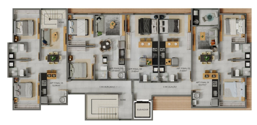 Apartamento à venda com 1 quarto, 21m² - Foto 11