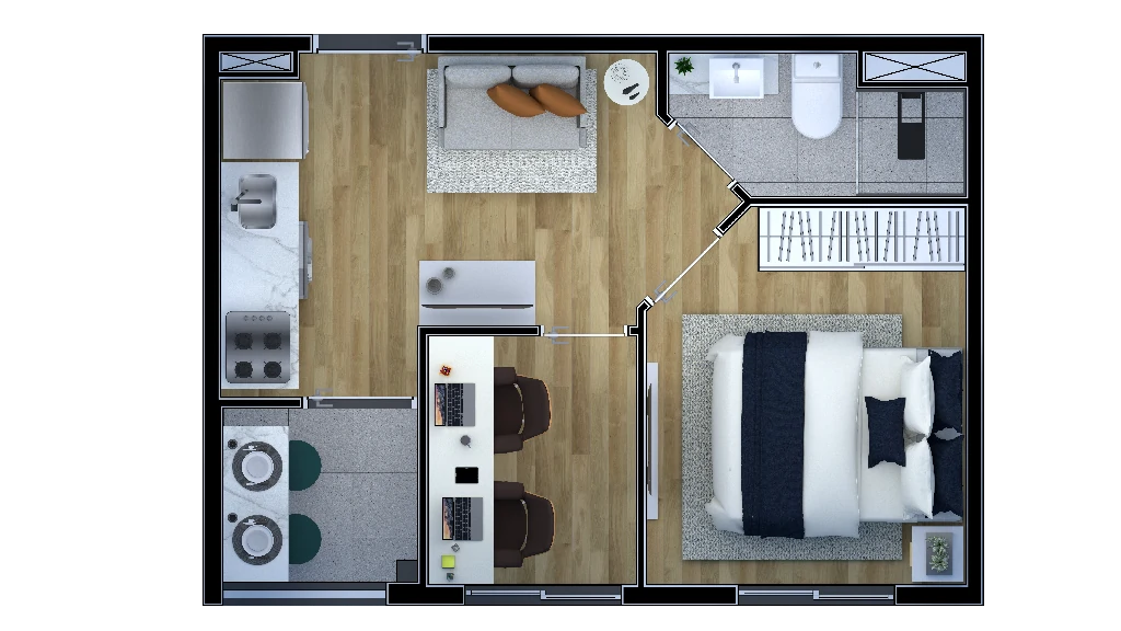 Apartamento, 1 quarto, 25 m² - Foto 19