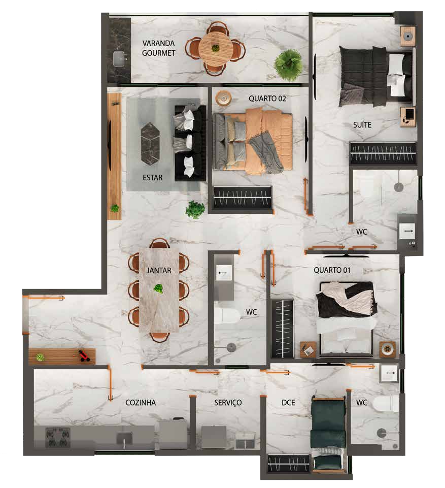 Apartamento à venda com 3 quartos, 94m² - Foto 26