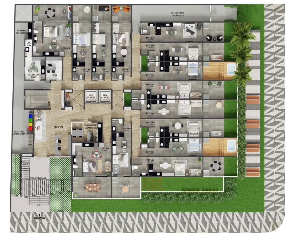 Apartamento à venda com 1 quarto, 41m² - Foto 16