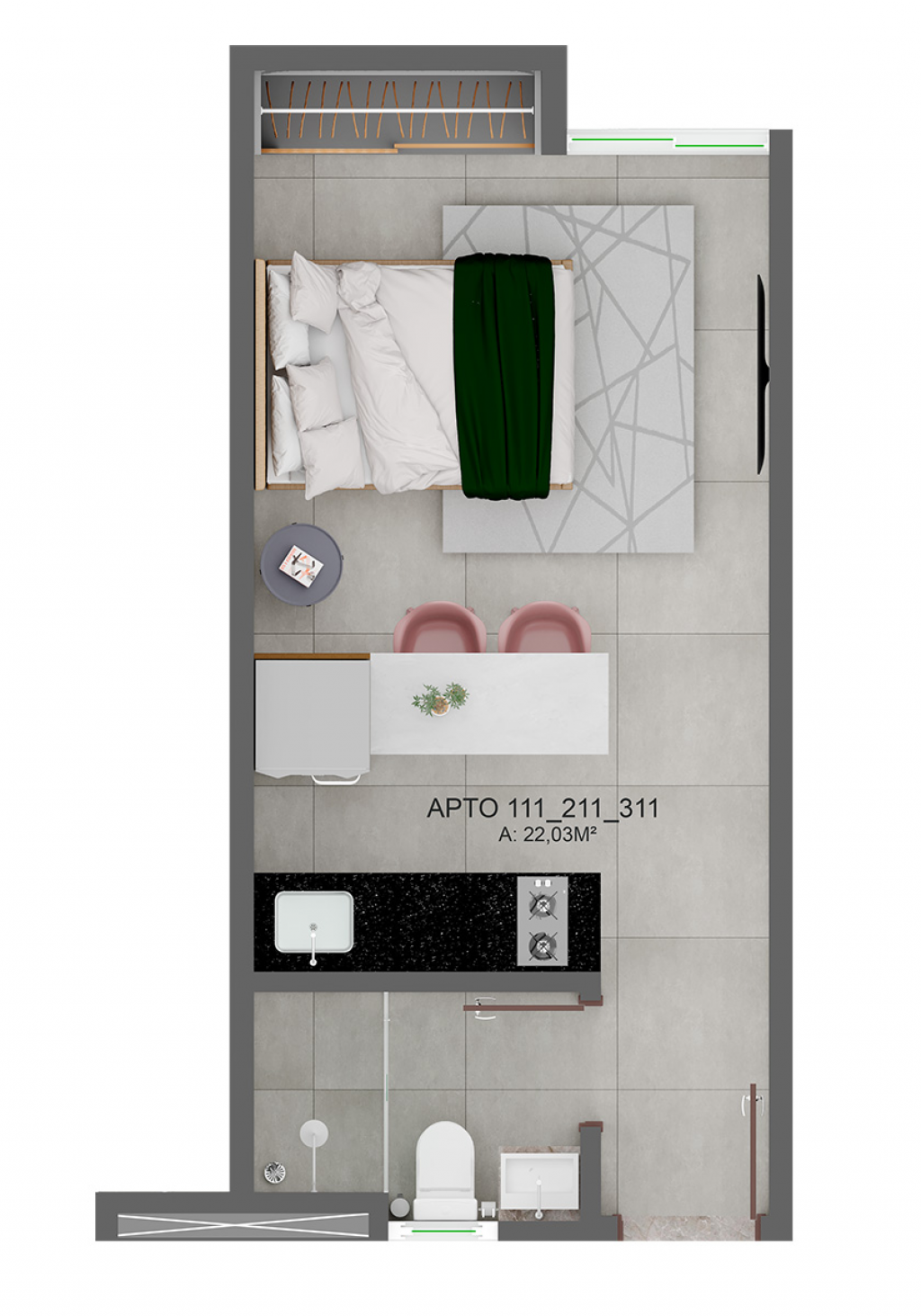Cobertura à venda com 2 quartos, 81m² - Foto 15